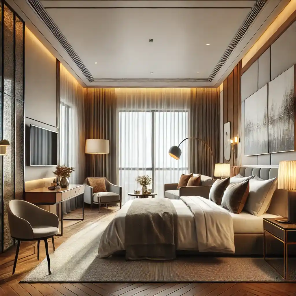 jasa desain interior kamar minimalis hotel jogja